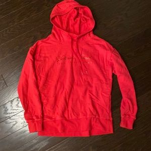 Victoria Secret red hoodie. Great condition size S